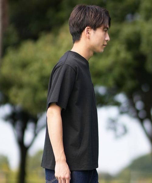 RVCA(ルーカ)の「RVCA/ルーカ 半袖Tシャツ ポケット BF041-262(Tシャツ/カットソー・メンズ・スミクロ/ブラック/ホワイト・L/M/S)」の15枚目の写真