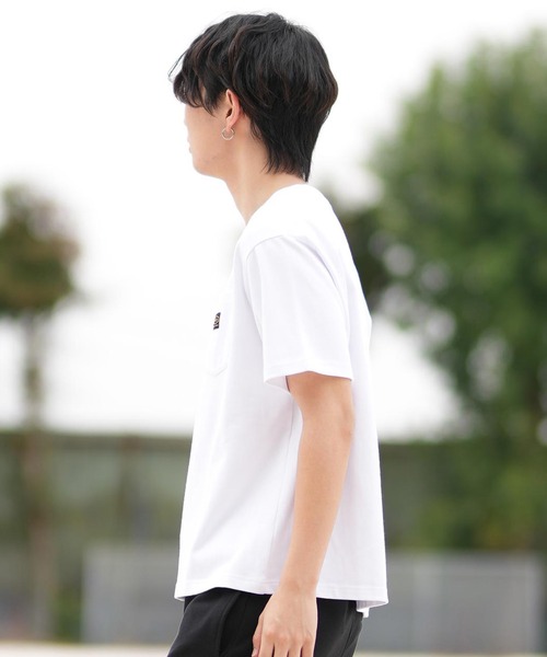 RVCA(ルーカ)の「RVCA/ルーカ 半袖Tシャツ ポケット BF041-262(Tシャツ/カットソー・メンズ・スミクロ/ブラック/ホワイト・L/M/S)」の5枚目の写真
