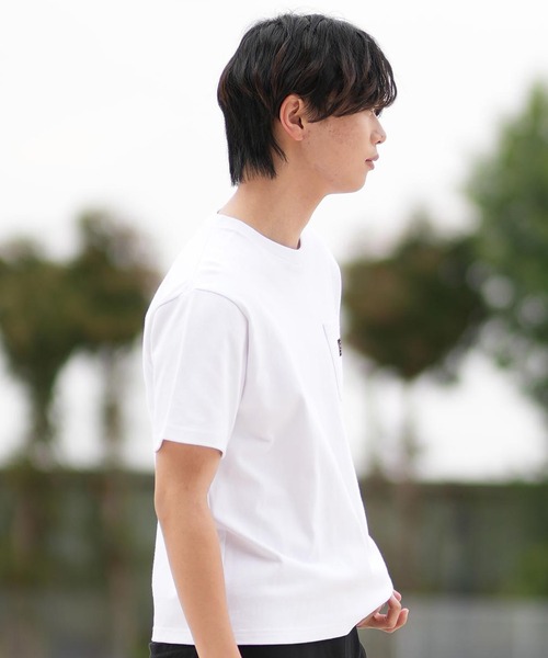 RVCA(ルーカ)の「RVCA/ルーカ 半袖Tシャツ ポケット BF041-262(Tシャツ/カットソー・メンズ・スミクロ/ブラック/ホワイト・L/M/S)」の7枚目の写真