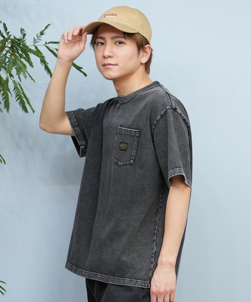 RVCA(ルーカ)の「RVCA/ルーカ 半袖Tシャツ ポケット BF041-262(Tシャツ/カットソー・メンズ・スミクロ/ブラック/ホワイト・L/M/S)」の20枚目の写真