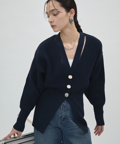 forme ボレロ　カーディガン　黒 ヨウジヤマモト ファムYohji Yamamoto FEMME グリッターニット