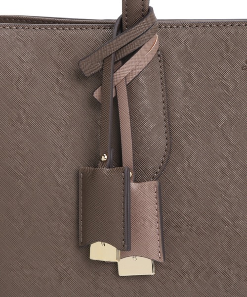 Jewelna Rose(ジュエルナローズ)の「リタ・トートバッグ A4サイズ 16146(トートバッグ・レディース・ブラック/ライトベージュ/スモークピンク/チャコール/バーガンディー・FREE)」の22枚目の写真