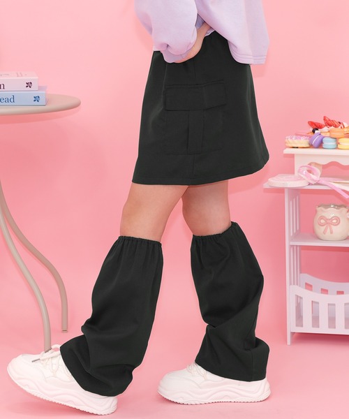 Bee des Bee(ビーデスビー)の「レッグウォーマー付きスカート(スカート・キッズ・ピンク/ラベンダー/アイボリー/ブラック・110cm/120cm/130cm/140cm/150cm/100cm)」の7枚目の写真