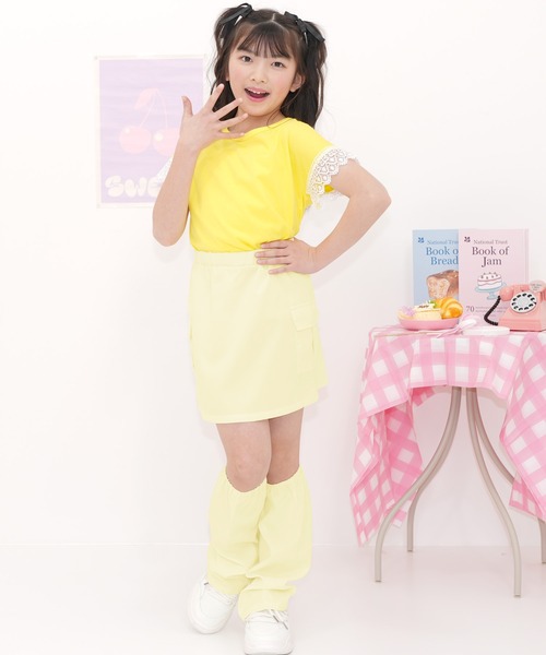 Bee des Bee(ビーデスビー)の「レッグウォーマー付きスカート(スカート・キッズ・ピンク/ラベンダー/アイボリー/ブラック・110cm/120cm/130cm/140cm/150cm/100cm)」の14枚目の写真