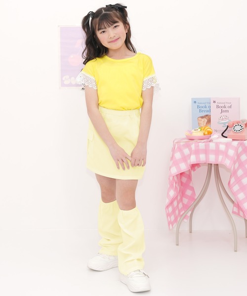 Bee des Bee(ビーデスビー)の「レッグウォーマー付きスカート(スカート・キッズ・ピンク/ラベンダー/アイボリー/ブラック・110cm/120cm/130cm/140cm/150cm/100cm)」の15枚目の写真