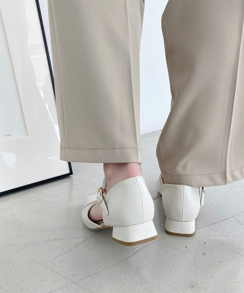 WA ORiental TRaffic(ダブルエーオリエンタルトラフィック)の「スリットセパレートパンプス 52110(パンプス・レディース・ゴールド/ホワイト/ブラック・SS/S/M/L/LL/3L)」の10枚目の写真