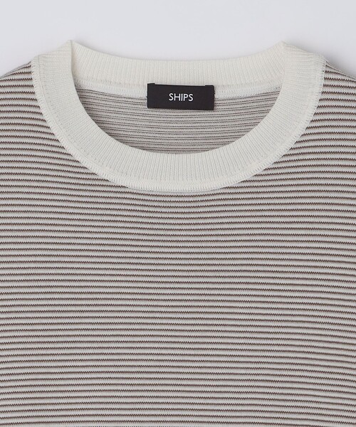 SHIPS(シップス)の「SHIPS:〈洗濯機可能〉14ゲージ マイクロボーダー ウール スウェット ニット(ニット/セーター・メンズ・グリーン/ネイビー/ブラウン・LARGE/MEDIUM/SMALL/X-LARGE)」の18枚目の写真