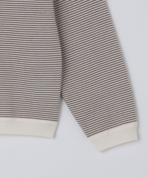 SHIPS(シップス)の「SHIPS:〈洗濯機可能〉14ゲージ マイクロボーダー ウール スウェット ニット(ニット/セーター・メンズ・グリーン/ネイビー/ブラウン・LARGE/MEDIUM/SMALL/X-LARGE)」の20枚目の写真