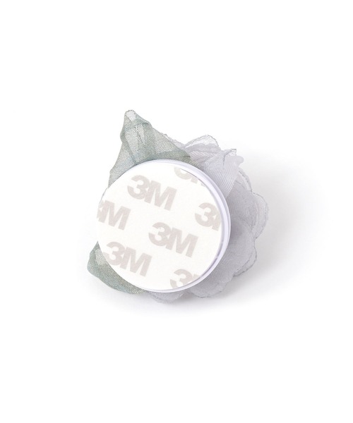 tiny tiny（ティニーティニー）の「ローズグリップ[tiny tiny(ティニーティニー)]（スマホグッズ・レディース・グレー/ピンク・0）」の3枚目の写真