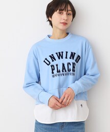 Dessin（デッサン）の「【洗える】チュールレイヤードスウェット（S～L）（スウェット）」