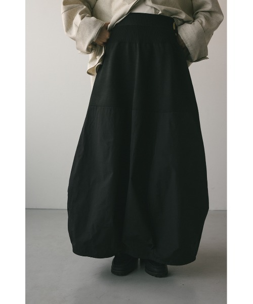 STYLEMIXER（スタイルミキサー）の「ドッキングコクーンスカート（スカート・レディース・レッド/ブラック・SMALL/MEDIUM）」の5枚目の写真