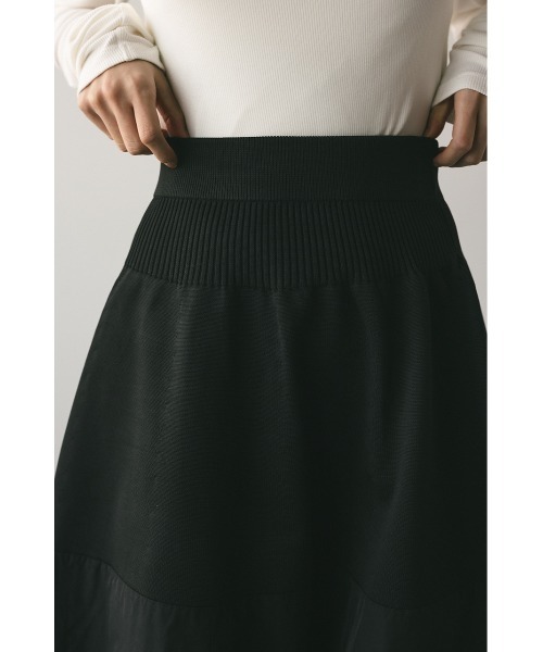 STYLEMIXER（スタイルミキサー）の「ドッキングコクーンスカート（スカート・レディース・レッド/ブラック・SMALL/MEDIUM）」の6枚目の写真