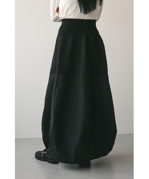 STYLEMIXER（スタイルミキサー）の「ドッキングコクーンスカート（スカート・レディース・レッド/ブラック・SMALL/MEDIUM）」の9枚目の写真