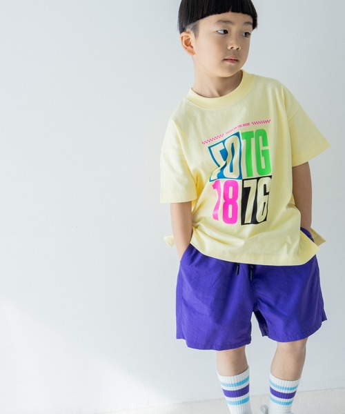 LOWRYS FARM（ローリーズファーム）の「アソートＢＩＧネオンＳＳＴ　323201（Tシャツ/カットソー・キッズ・オフホワイト/グレー/チャコールグレー/イエロー/ホワイト系その他/ブラック/グレー系その他/ホワイト系その他2・110cm/120cm/130cm/140cm/150cm）」の8枚目の写真