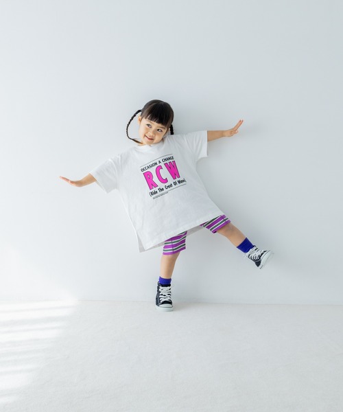 LOWRYS FARM（ローリーズファーム）の「アソートＢＩＧネオンＳＳＴ　323201（Tシャツ/カットソー・キッズ・オフホワイト/グレー/チャコールグレー/イエロー/ホワイト系その他/ブラック/グレー系その他/ホワイト系その他2・110cm/120cm/130cm/140cm/150cm）」の19枚目の写真