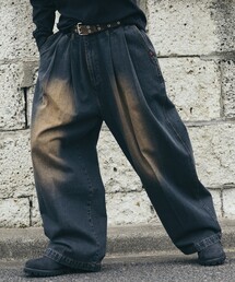 RED KAP | RED KAP/レッドキャップ 別注 SMU PT-38 2TUCK BAGGY WIDE DENIM PANTS/バギーデニム/ワイドフィット(デニムパンツ)
