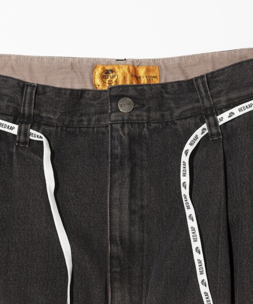 RED KAP（レッドキャップ）の「RED KAP/レッドキャップ 別注 SMU PT-38 2TUCK BAGGY WIDE DENIM PANTS/バギーデニム/ワイドフィット（デニムパンツ・メンズ・ブラック/ネイビー/ブルー・MEDIUM/LARGE）」の6枚目の写真