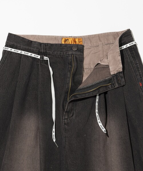 RED KAP（レッドキャップ）の「RED KAP/レッドキャップ 別注 SMU PT-38 2TUCK BAGGY WIDE DENIM PANTS/バギーデニム/ワイドフィット（デニムパンツ・メンズ・ブラック/ネイビー/ブルー・MEDIUM/LARGE）」の7枚目の写真