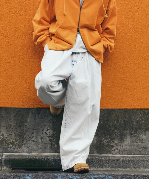 RED KAP（レッドキャップ）の「RED KAP/レッドキャップ 別注 SMU PT-38 2TUCK BAGGY WIDE DENIM PANTS/バギーデニム/ワイドフィット（デニムパンツ・メンズ・ブラック/ネイビー/ブルー・MEDIUM/LARGE）」の22枚目の写真