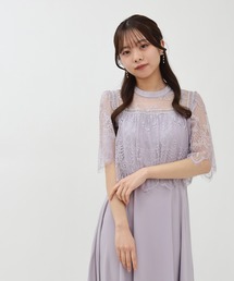 シフォン×レースドッキング