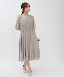 シフォン×レースドッキング
