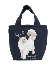 Per sist ence（パーシエンス）の「ポケット付きグラフィックプリント保冷ミニトート（エコバッグ/サブバッグ）」