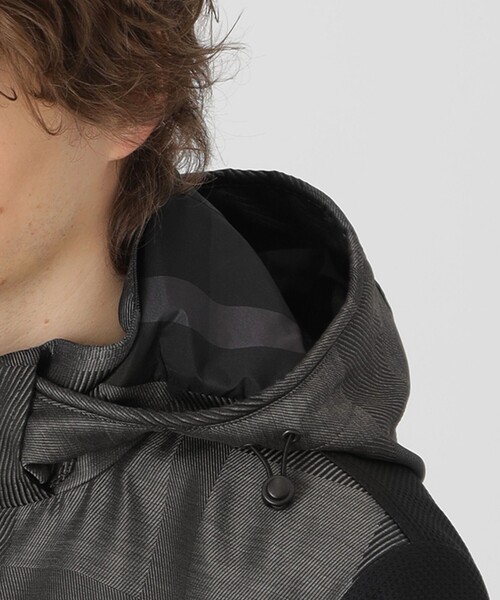 BLACK LABEL CRESTBRIDGE(ブラックレーベル・クレストブリッジ)の「【BLACK lab.】シャドーチェックハイブリッドパーカー(ブルゾン・メンズ・ネイビー/グレー系その他・L/M/XL)」の13枚目の写真