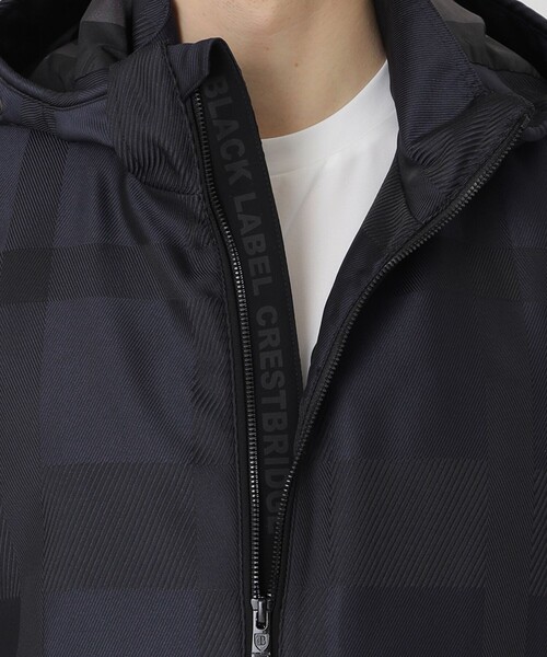 BLACK LABEL CRESTBRIDGE(ブラックレーベル・クレストブリッジ)の「【BLACK lab.】シャドーチェックハイブリッドパーカー(ブルゾン・メンズ・ネイビー/グレー系その他・L/M/XL)」の22枚目の写真