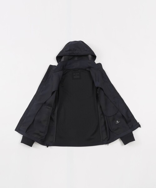 BLACK LABEL CRESTBRIDGE(ブラックレーベル・クレストブリッジ)の「【BLACK lab.】シャドーチェックハイブリッドパーカー(ブルゾン・メンズ・ネイビー/グレー系その他・L/M/XL)」の6枚目の写真