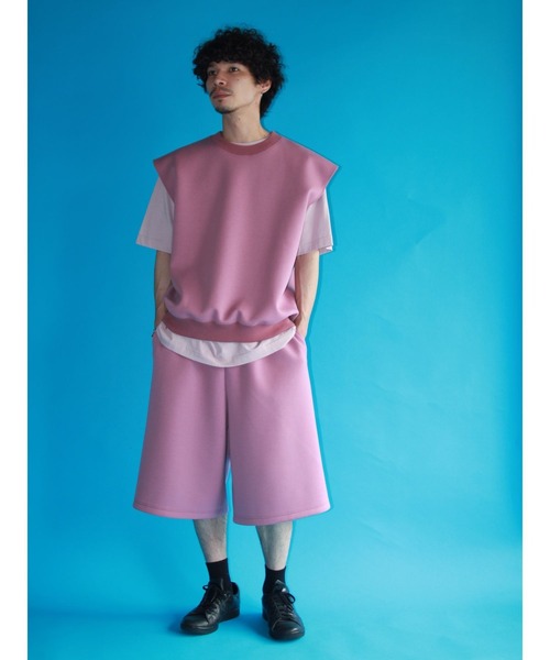 G.V.G.V.(ジーヴィージーヴィー)の「SWEAT SLEEVELESS TOP(スウェット・レディース・ローズ/ホワイト・ONE SIZE)」の5枚目の写真