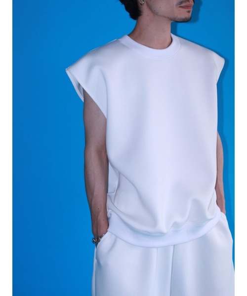 G.V.G.V.(ジーヴィージーヴィー)の「SWEAT SLEEVELESS TOP(スウェット・レディース・ローズ/ホワイト・ONE SIZE)」の7枚目の写真