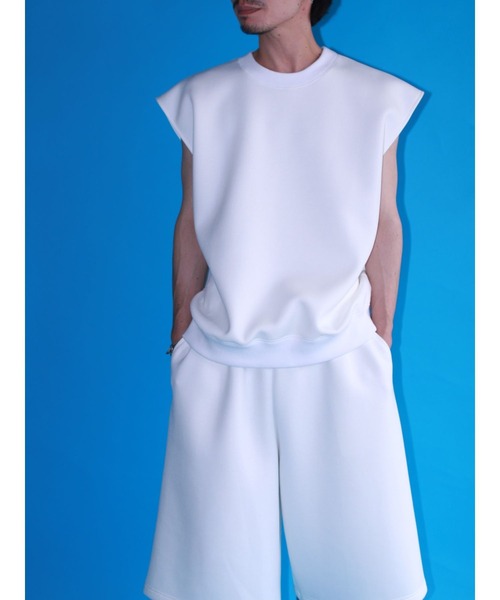 G.V.G.V.(ジーヴィージーヴィー)の「SWEAT SLEEVELESS TOP(スウェット・レディース・ローズ/ホワイト・ONE SIZE)」の9枚目の写真