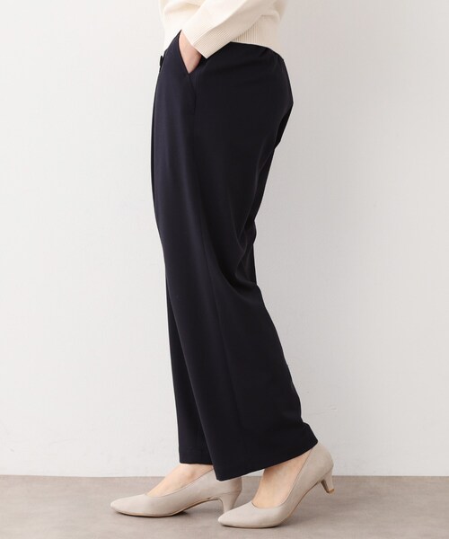 LAURA ASHLEY（ローラアシュレイ）の「【ジャージ素材／ストレート】マリンパンツ（その他パンツ・レディース・ネイビー/ベージュ・38/40）」の14枚目の写真