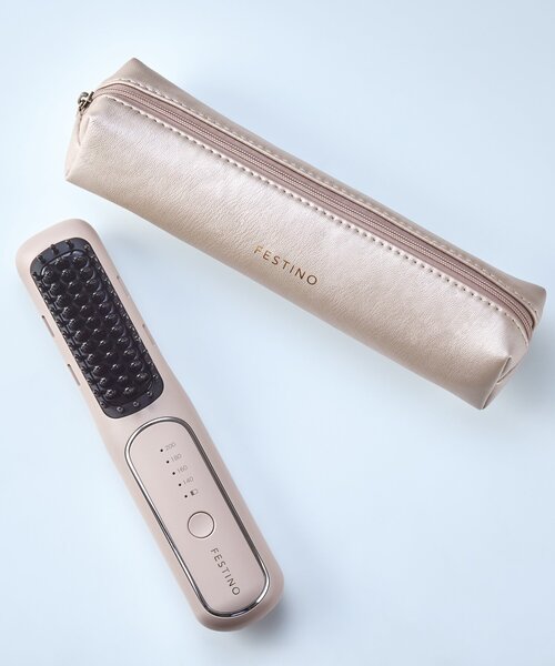 BIRTHDAY BAR（バースデイバー）の「【FESTINO　フェスティノ】充電式スタイリングヒーターブラシ（美容器具・レディース・ホワイト/ベージュ・0）」の22枚目の写真