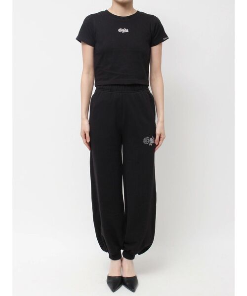 GYDA（ジェイダ）の「GYDA bijou short Tシャツ（Tシャツ/カットソー・レディース・オフホワイト/ブラック・FREE）」の22枚目の写真