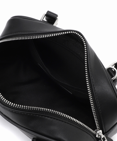 VELETTO（ベレット）の「【VELETTO/ヴェレット】スクエアボストンBAG（ボストンバッグ・レディース・ブラック/ホワイト・FREE）」の7枚目の写真