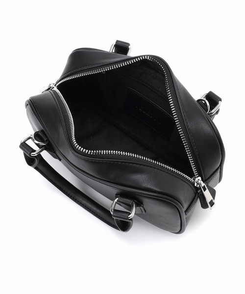 VELETTO（ベレット）の「【VELETTO/ヴェレット】スクエアボストンBAG（ボストンバッグ・レディース・ブラック/ホワイト・FREE）」の6枚目の写真