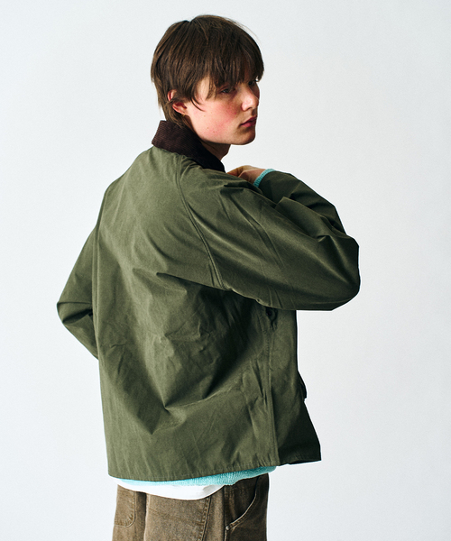 Barbour(バブアー)の「BARBOUR / バブアー os transporter casual jacket(その他アウター・メンズ・カーキ/ネイビー・38/36/40)」の13枚目の写真