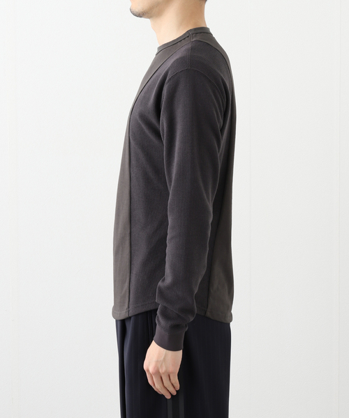PARANOID（パラノイド）の「【PARANOID / パラノイド】ドッキング ロング Tシャツ（Tシャツ/カットソー・メンズ・カーキ/ブラック・LARGE/MEDIUM/SMALL）」の6枚目の写真