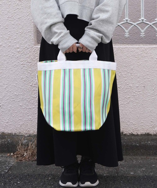 GLOBAL FORME CONCRETE（グローバルフォルムコンクリート）の「【AND PACKABLE】TB HARA1　HDPE　トートバッグ（トートバッグ・レディース・オレンジ/パープル/ブルー/イエロー・L）」の21枚目の写真