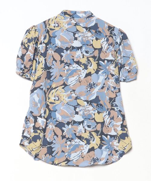 セール】フローラル ジョーゼット パフスリーブ シャツ（シャツ