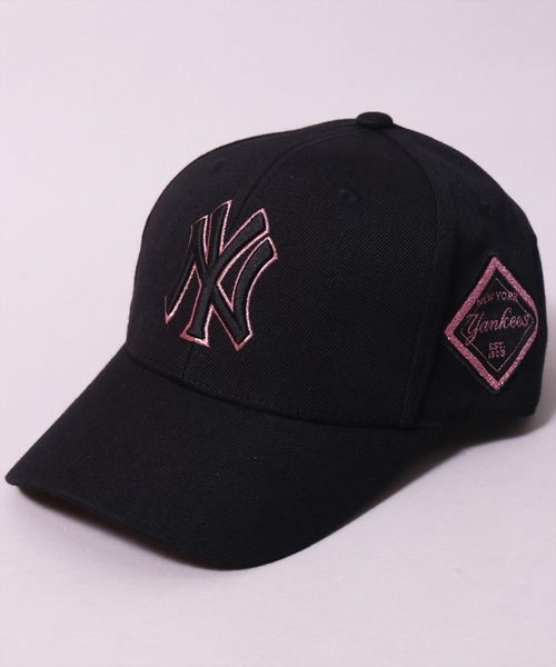 WG)【MLB】Korea ダイヤモンド ロゴ メジャーリーグ キャップ MLB Korea キャップ 帽子 (GKT)「MLB」Korea ダイヤモンド ロゴ