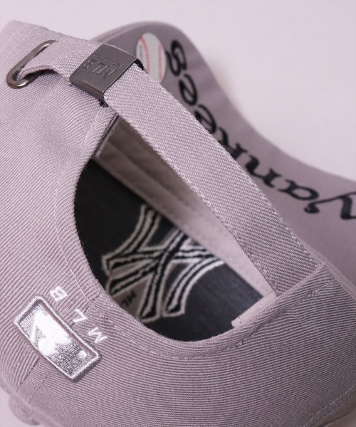 MLB Korea（エムエルビーコリア）の「(GKT)【MLB】Korea ダイヤモンド ロゴ メジャーリーグ キャップ（キャップ・レディース・ホワイト×ピンク/ブラック×ピンク/グレー/ブルー/ブラック×ホワイト/ブラック×ゴールド/ブラック×ベージュ/ベージュ・FREE）」の11枚目の写真