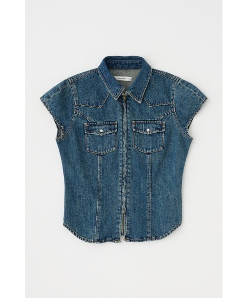 セール】【セットアップ対応】CAP SLEEVE DENIM シャツ（シャツ