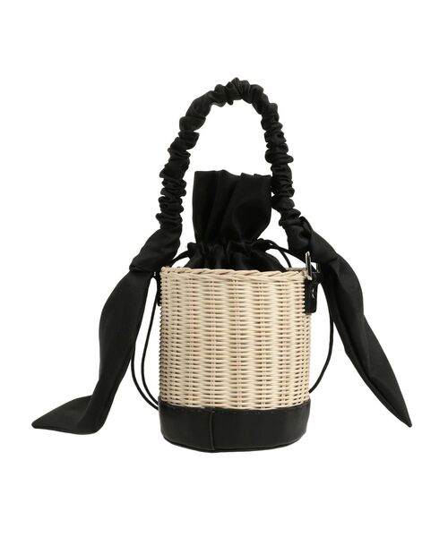 dazzlin（ダズリン）の「リボンハンドルカゴバッグ（かごバッグ・レディース・ブラック・FREE）」の12枚目の写真