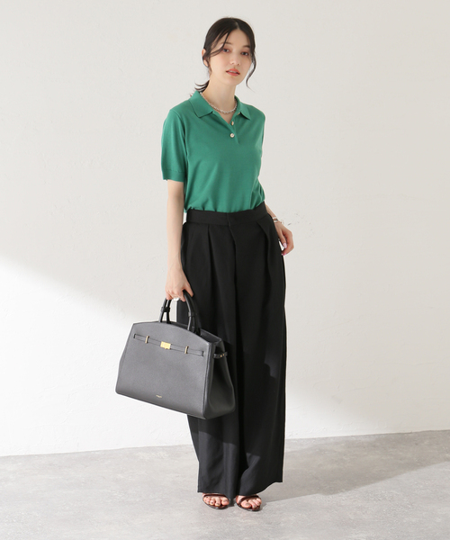 journal standard L'essage(ジャーナルスタンダードレサージュ)の「LIナチュラルタンブラーパンツ(その他パンツ・レディース・ブラック/カーキ/ベージュ・36/38)」の7枚目の写真