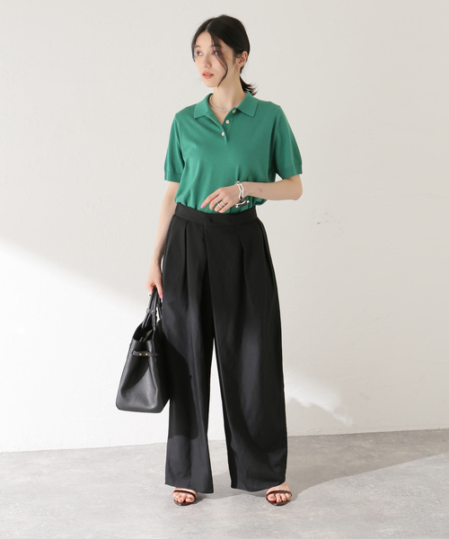 journal standard L'essage(ジャーナルスタンダードレサージュ)の「LIナチュラルタンブラーパンツ(その他パンツ・レディース・ブラック/カーキ/ベージュ・36/38)」の8枚目の写真