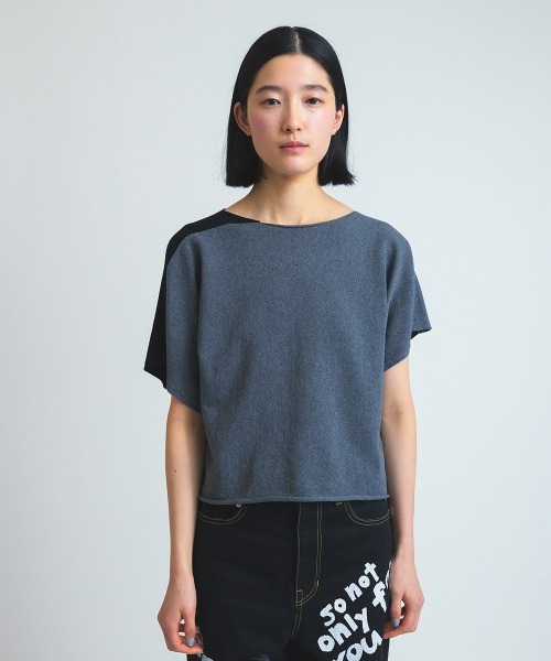 soduk（スドーク）の「t-knit（ニット/セーター・レディース・ピンク/ブラック/ブルー・ONE SIZE）」の10枚目の写真