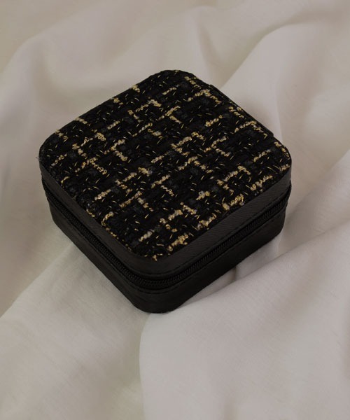 メゾンドリーファー　アクセサリーケース　美品 セール】【resonance】ツイードデザイン アクセサリーケース