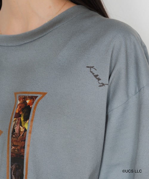 Knuth Marf(クヌースマーフ)の「Wicked/Vintage T shirt/unisex(Tシャツ/カットソー・レディース・ブルー/ベージュ・FREE)」の15枚目の写真